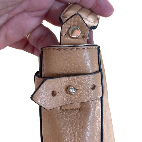 Rebecca Minkoff Tan Pebbled Leather Shoulder Bag - Picture 6 of 10